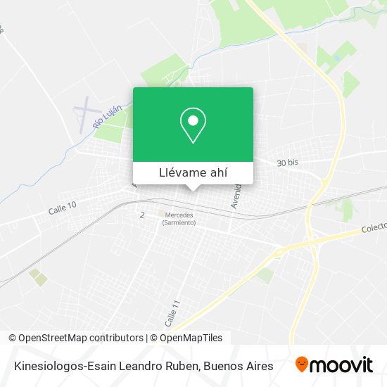 Mapa de Kinesiologos-Esain Leandro Ruben