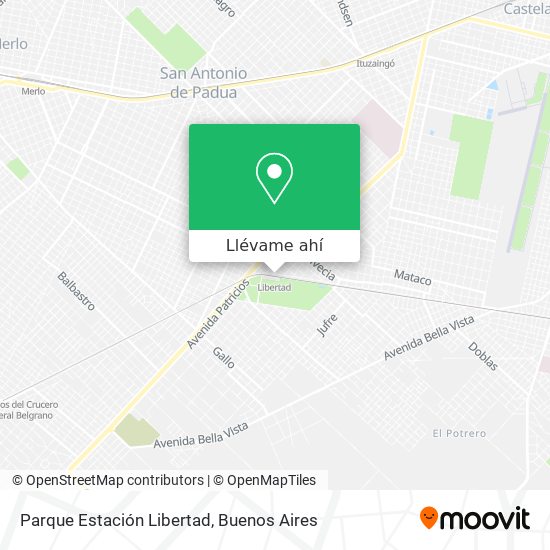 Mapa de Parque Estación Libertad