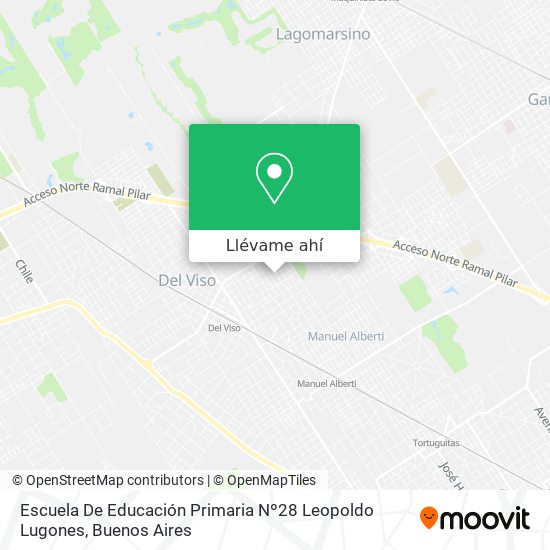 Mapa de Escuela De Educación Primaria Nº28 Leopoldo Lugones