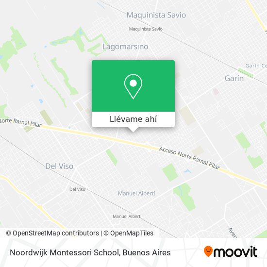 Mapa de Noordwijk Montessori School