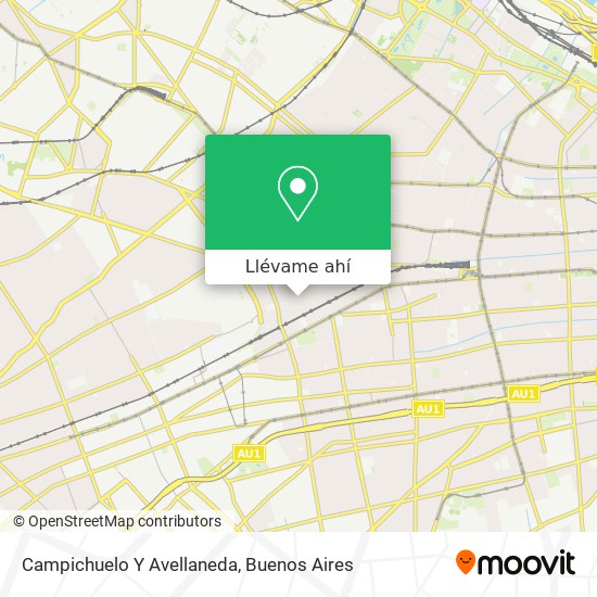 Mapa de Campichuelo Y Avellaneda