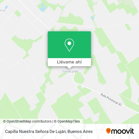 Mapa de Capilla Nuestra Señora De Luján