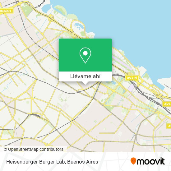 Mapa de Heisenburger Burger Lab
