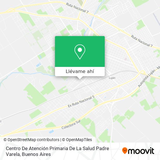 Mapa de Centro De Atención Primaria De La Salud Padre Varela