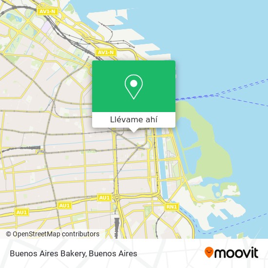 Mapa de Buenos Aires Bakery
