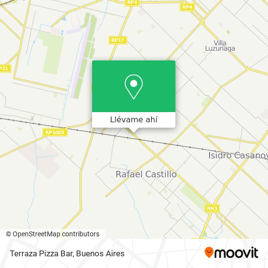 Mapa de Terraza Pizza Bar