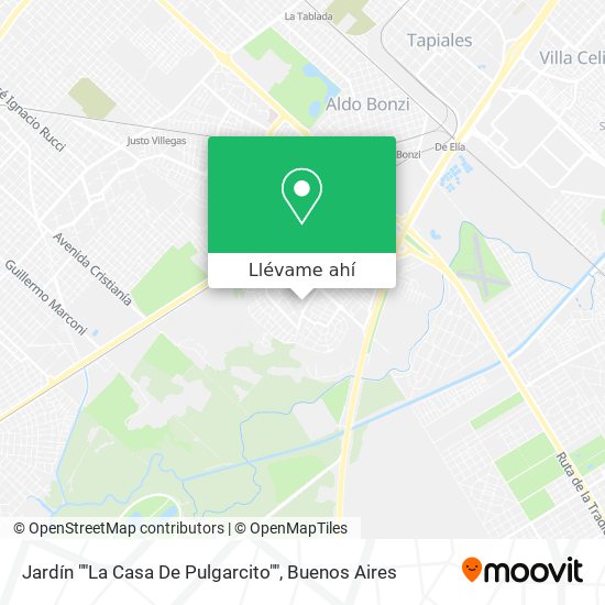 Mapa de Jardín ""La Casa De Pulgarcito""