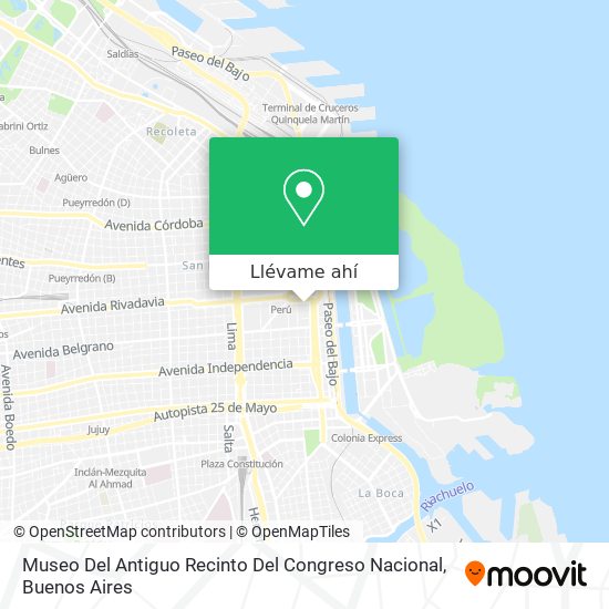 Mapa de Museo Del Antiguo Recinto Del Congreso Nacional