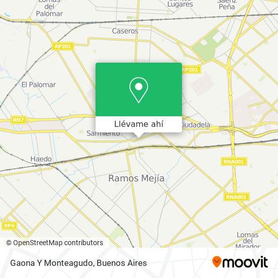 Mapa de Gaona Y Monteagudo