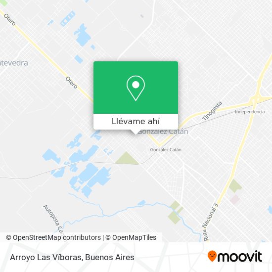 Mapa de Arroyo Las Víboras
