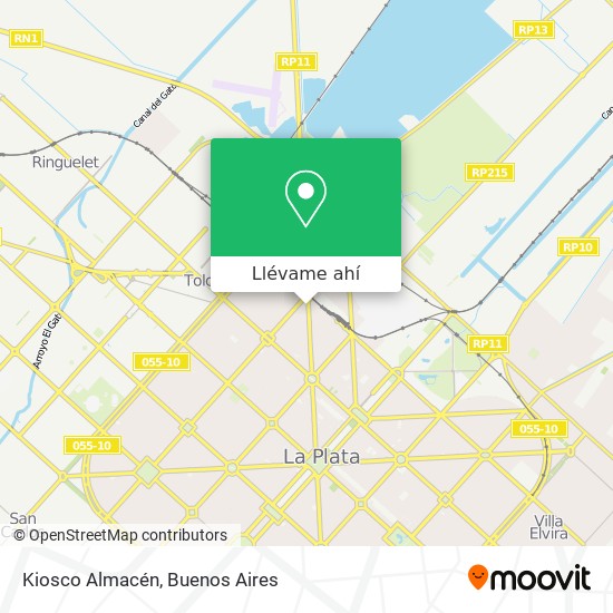 Mapa de Kiosco Almacén