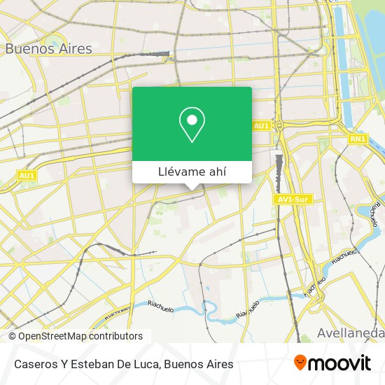 Mapa de Caseros Y Esteban De Luca