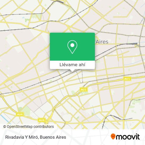 Mapa de Rivadavia Y Miró