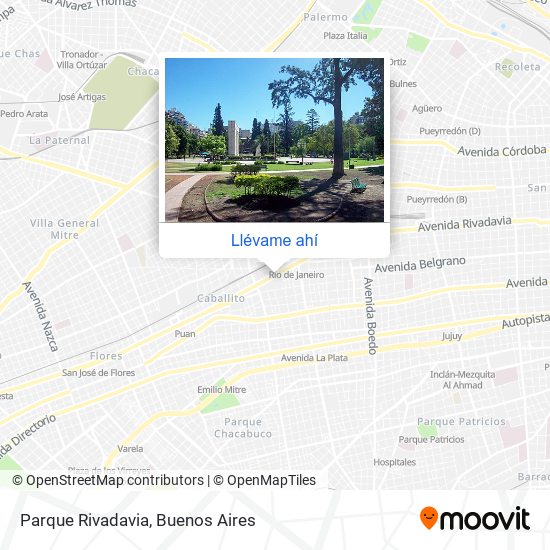Mapa de Parque Rivadavia