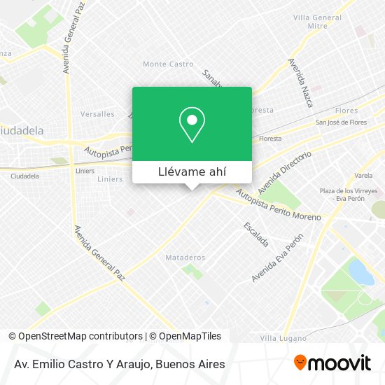 Mapa de Av. Emilio Castro Y Araujo