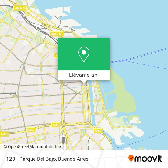 Mapa de 128 - Parque Del Bajo