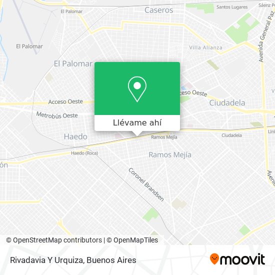 Mapa de Rivadavia Y Urquiza