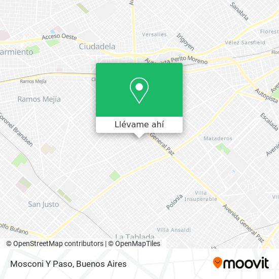 Mapa de Mosconi Y Paso