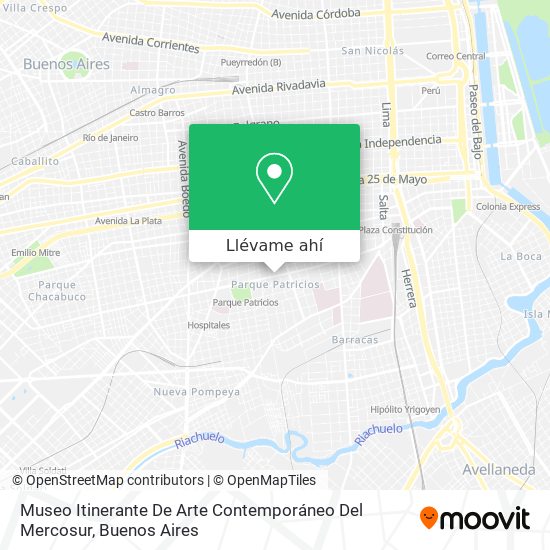 Mapa de Museo Itinerante De Arte Contemporáneo Del Mercosur