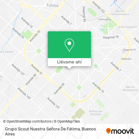 Mapa de Grupo Scout Nuestra Señora De Fátima