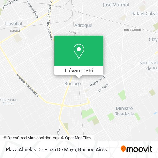 Mapa de Plaza Abuelas De Plaza De Mayo