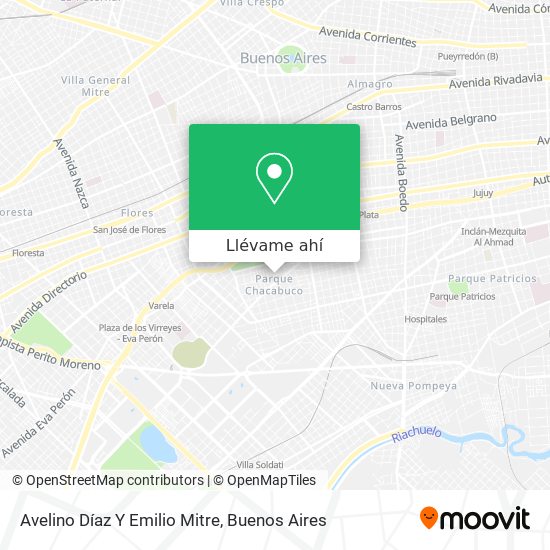 Mapa de Avelino Díaz Y Emilio Mitre