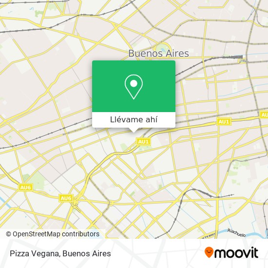 Mapa de Pizza Vegana