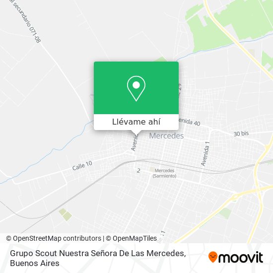 Mapa de Grupo Scout Nuestra Señora De Las Mercedes