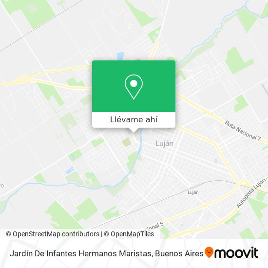 Mapa de Jardín De Infantes Hermanos Maristas