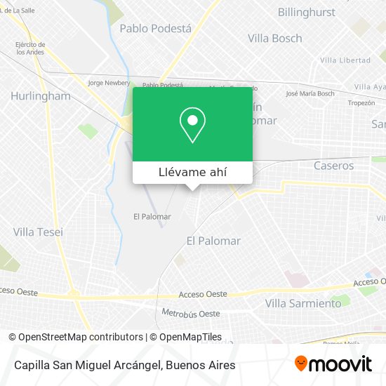 Mapa de Capilla San Miguel Arcángel