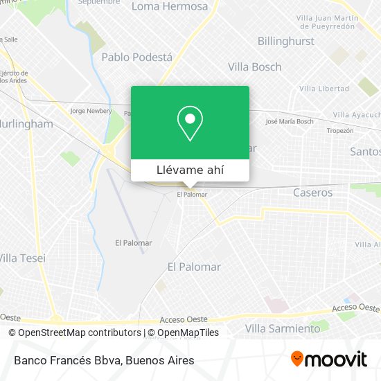 Mapa de Banco Francés Bbva