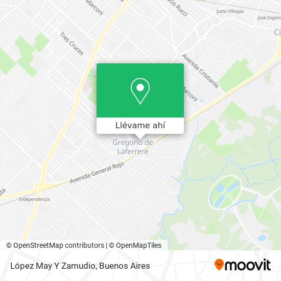 Mapa de López May Y Zamudio