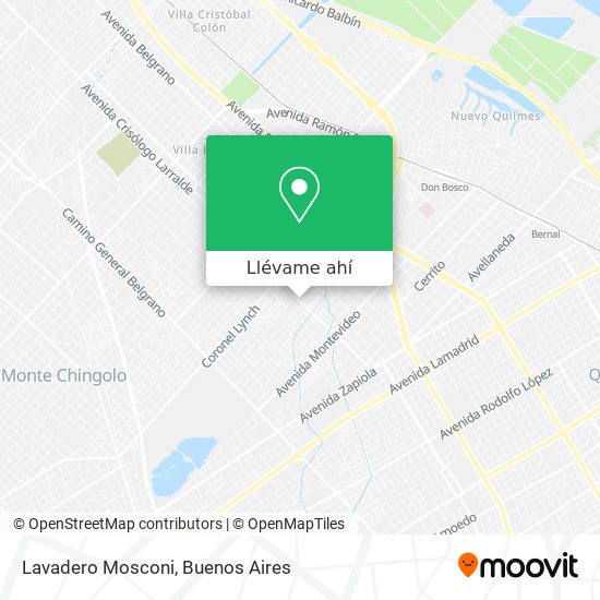Mapa de Lavadero Mosconi