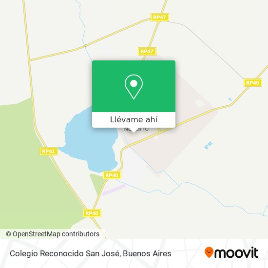 Mapa de Colegio Reconocido San José