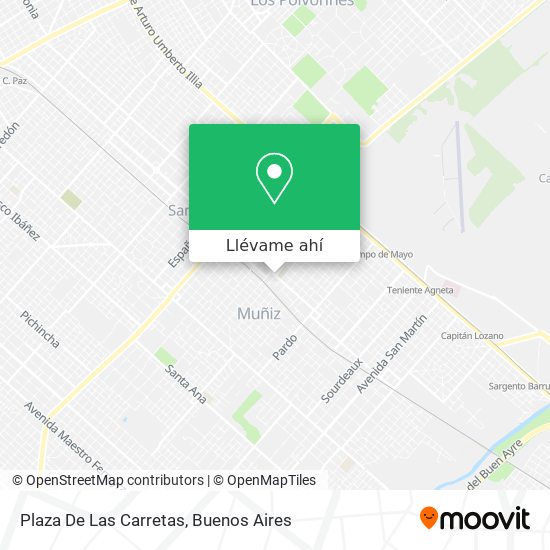 Mapa de Plaza De Las Carretas