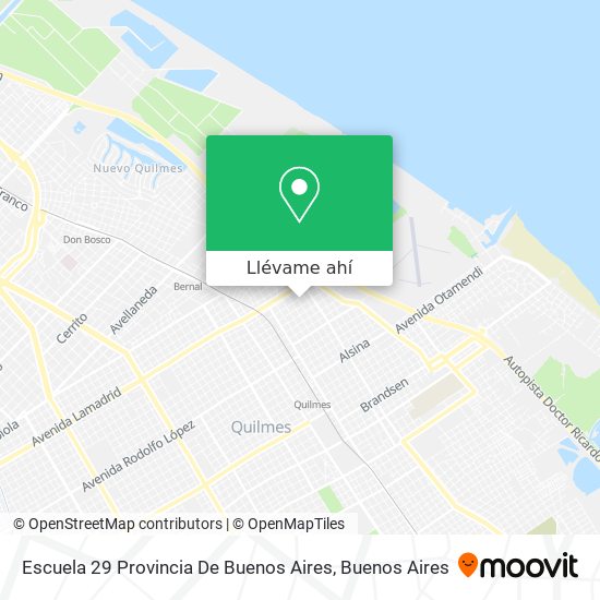 Mapa de Escuela 29 Provincia De Buenos Aires