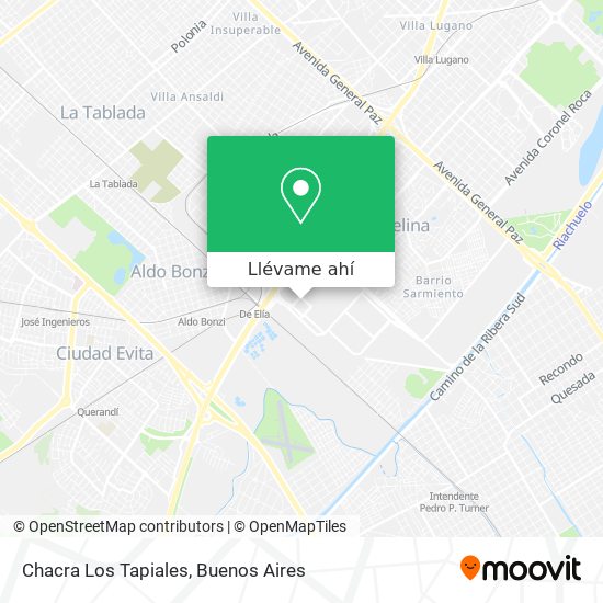 Mapa de Chacra Los Tapiales