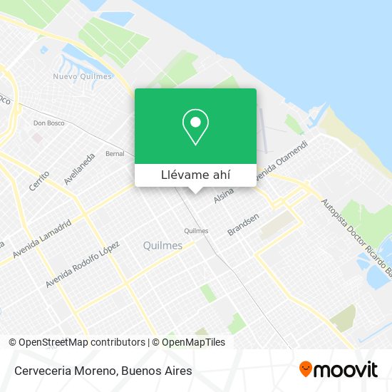 Mapa de Cerveceria Moreno