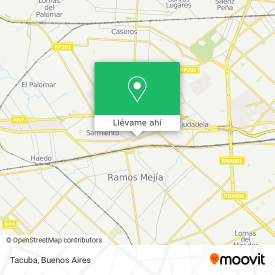 Mapa de Tacuba