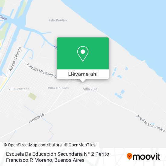 Mapa de Escuela De Educación Secundaria Nº 2 Perito Francisco P. Moreno