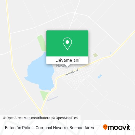 Mapa de Estación Policía Comunal Navarro