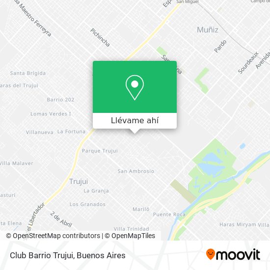 Mapa de Club Barrio Trujui