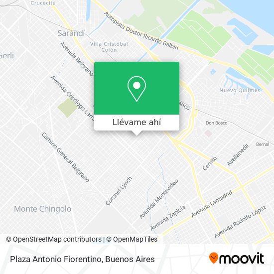 Mapa de Plaza Antonio Fiorentino