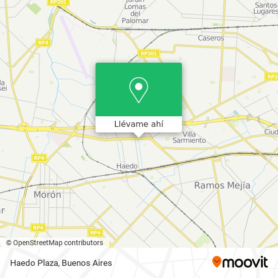 Mapa de Haedo Plaza