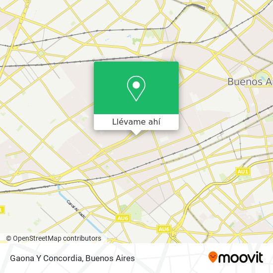Mapa de Gaona Y Concordia