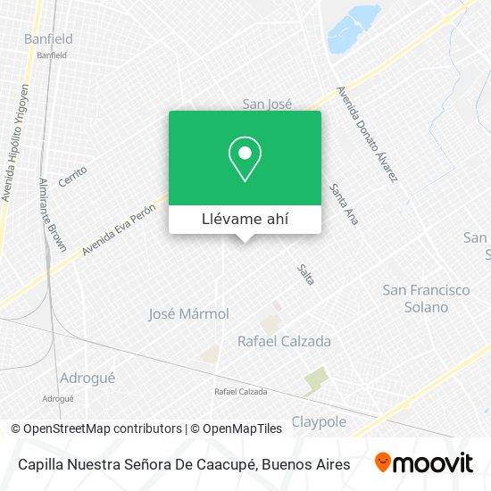 Mapa de Capilla Nuestra Señora De Caacupé