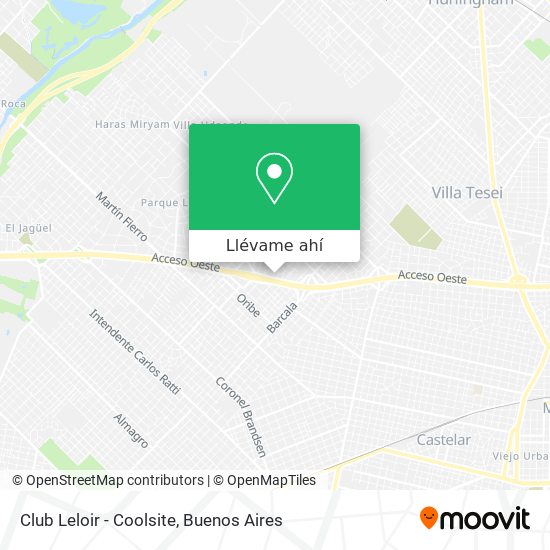 Mapa de Club Leloir - Coolsite