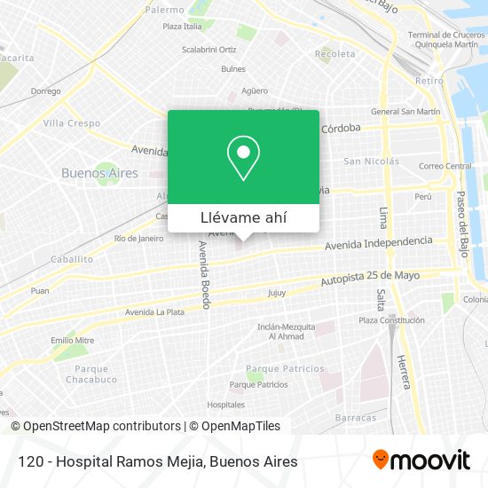 Mapa de 120 - Hospital Ramos Mejia
