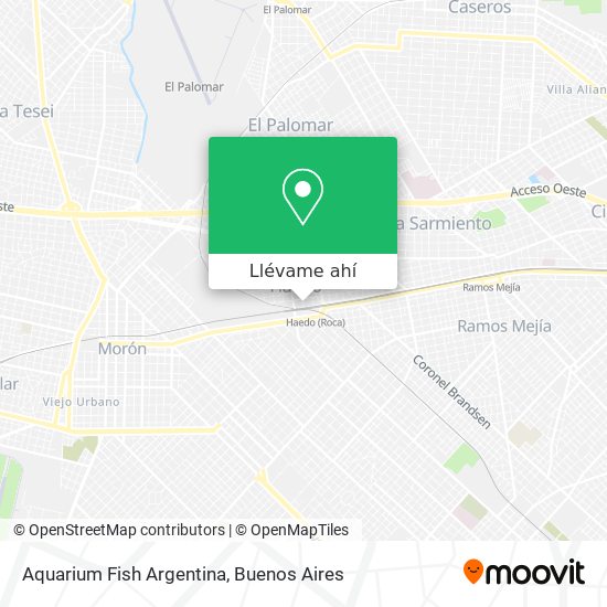 Mapa de Aquarium Fish Argentina