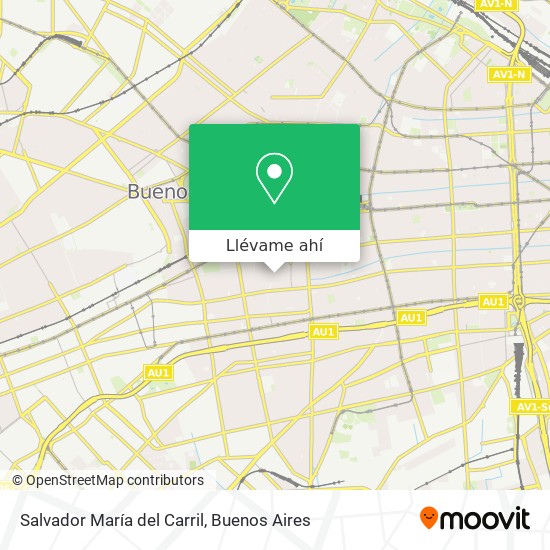 Mapa de Salvador María del Carril